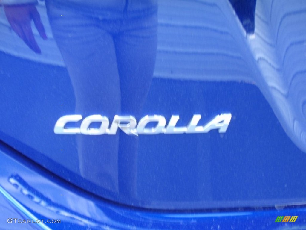 2014 Corolla S - Blue Crush Metallic / Black photo #14