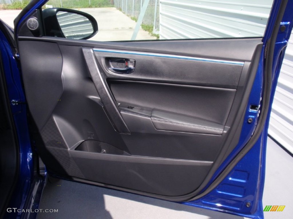 2014 Toyota Corolla S Black Door Panel Photo #91537613