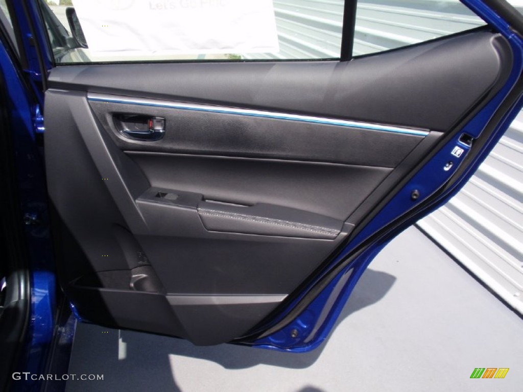 2014 Corolla S - Blue Crush Metallic / Black photo #20