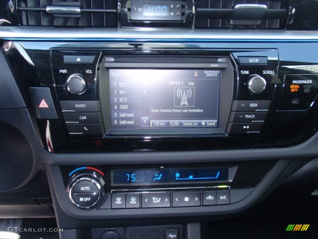 2014 Corolla S - Blue Crush Metallic / Black photo #29