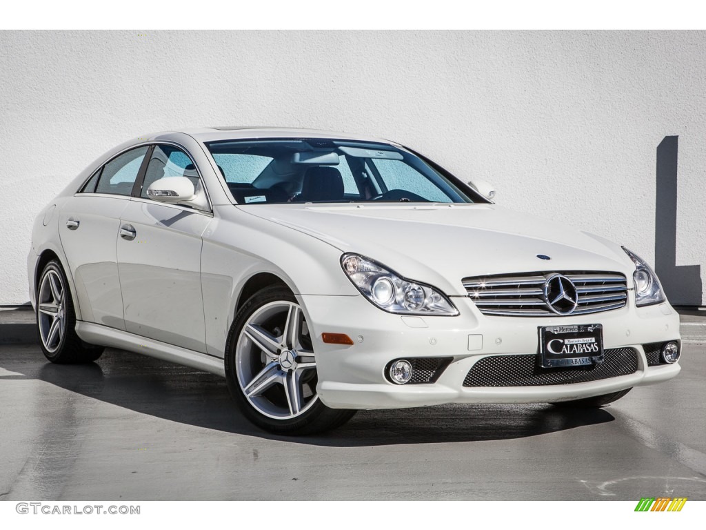 2008 CLS 550 - Arctic White / Sunset Red photo #12