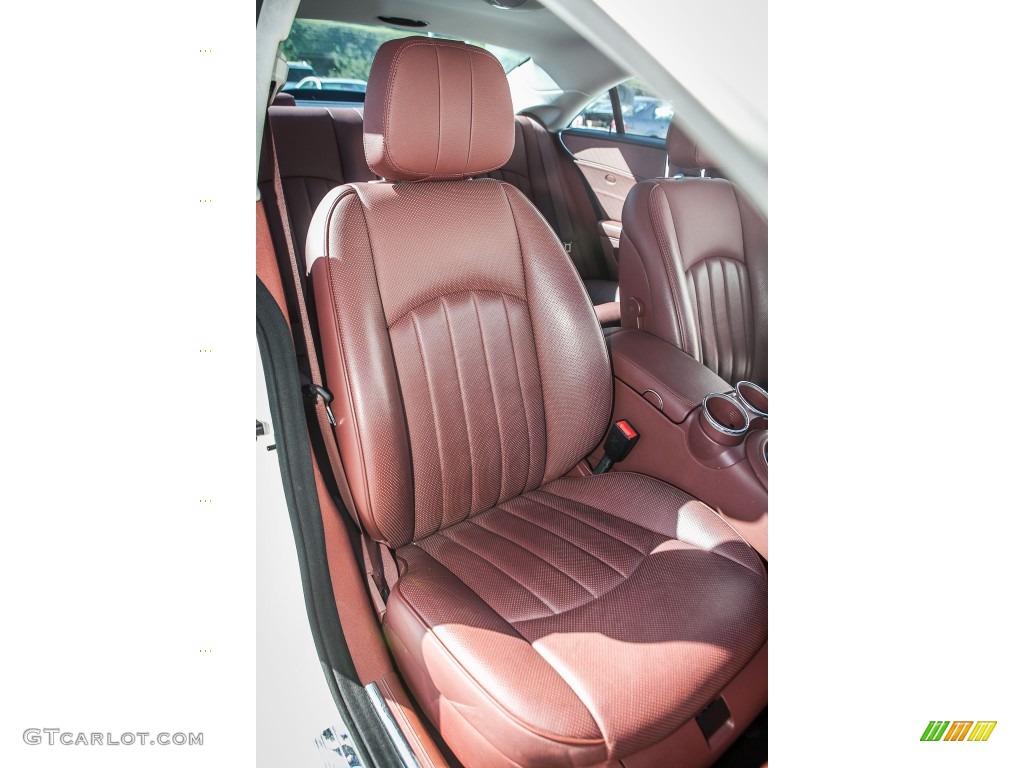 Sunset Red Interior 2008 Mercedes-Benz CLS 550 Photo #91538900