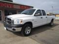2008 Bright White Dodge Ram 1500 ST Quad Cab 4x4  photo #1