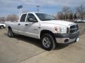 2008 Bright White Dodge Ram 1500 ST Quad Cab 4x4  photo #2