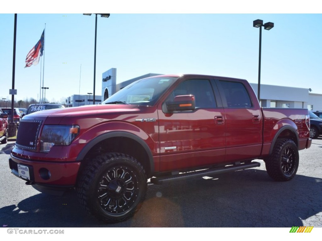 2014 F150 FX4 SuperCrew 4x4 - Ruby Red / Black photo #3