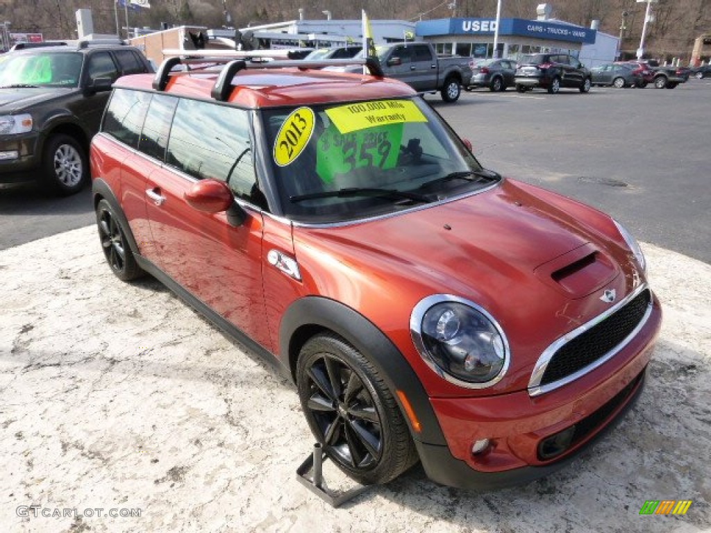 2013 Cooper S Clubman - Spice Orange Metallic / Carbon Black photo #2