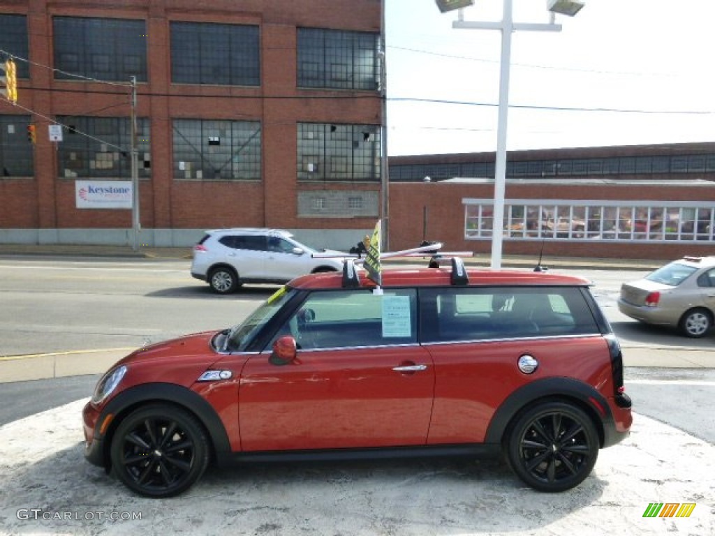 2013 Cooper S Clubman - Spice Orange Metallic / Carbon Black photo #5