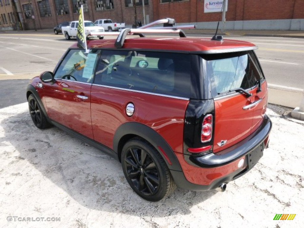 2013 Cooper S Clubman - Spice Orange Metallic / Carbon Black photo #6