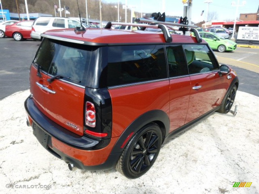 2013 Cooper S Clubman - Spice Orange Metallic / Carbon Black photo #8