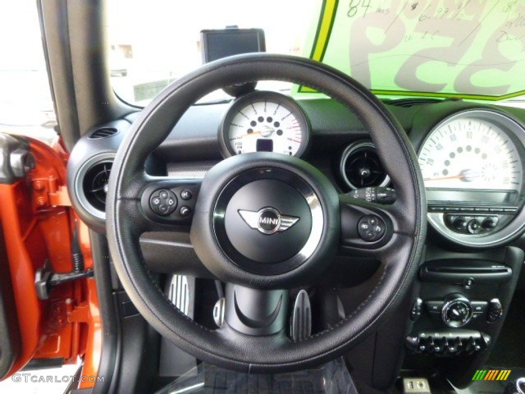 2013 Cooper S Clubman - Spice Orange Metallic / Carbon Black photo #17