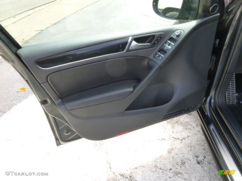 2011 GTI 4 Door Autobahn Edition - Carbon Steel Gray Metallic / Titan Black photo #11