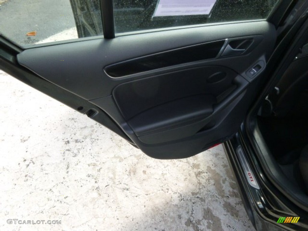 2011 GTI 4 Door Autobahn Edition - Carbon Steel Gray Metallic / Titan Black photo #13