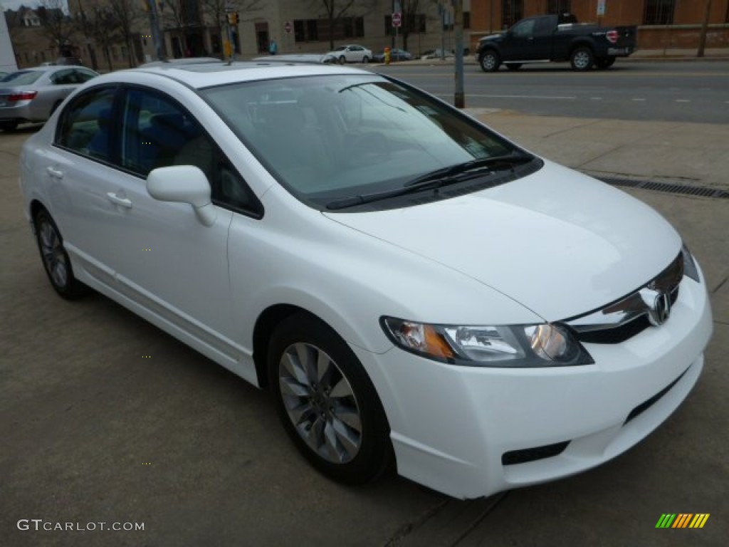 Taffeta White 2011 Honda Civic EX Sedan Exterior Photo #91548002
