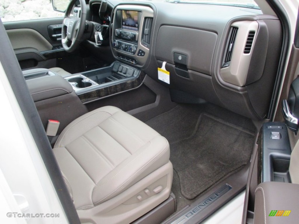 Cocoa/Dune Interior 2014 GMC Sierra 1500 Denali Crew Cab 4x4 Photo #91548845