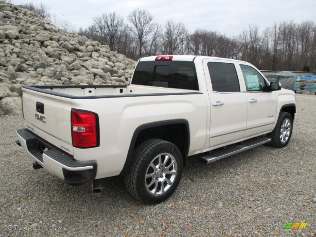 White Diamond Tricoat 2014 GMC Sierra 1500 Denali Crew Cab 4x4 Exterior Photo #91548950