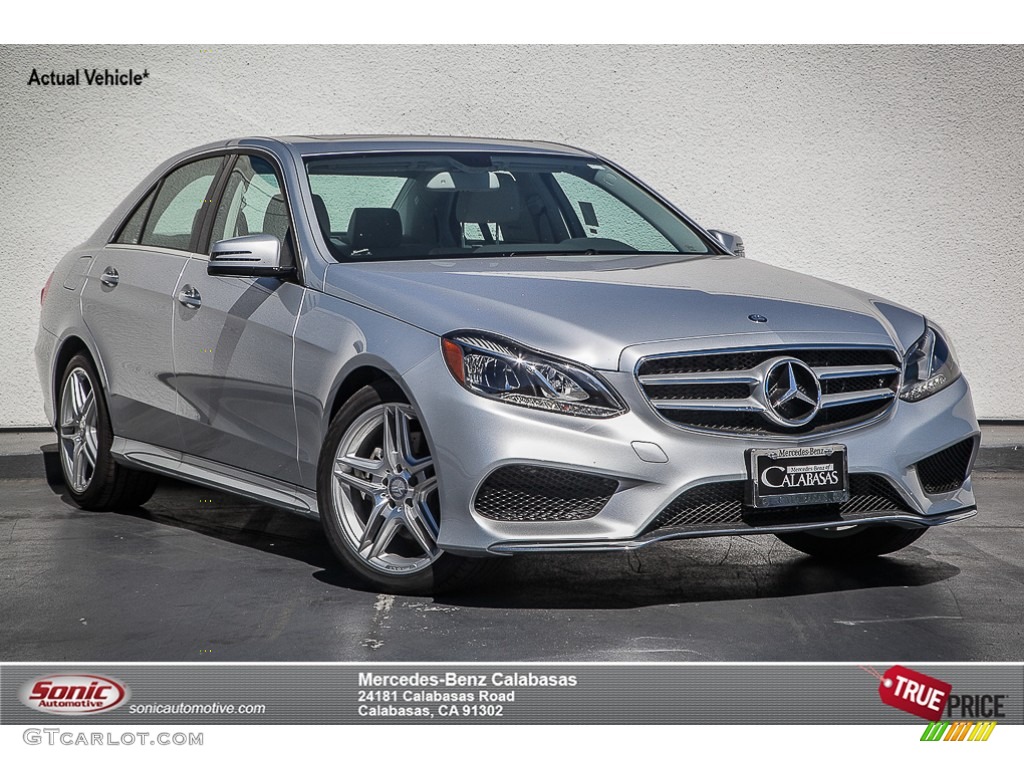 2014 E 350 Sport Sedan - Iridium Silver Metallic / Black photo #1