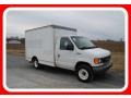 Oxford White 2005 Ford E Series Cutaway E350 Commercial Moving Truck