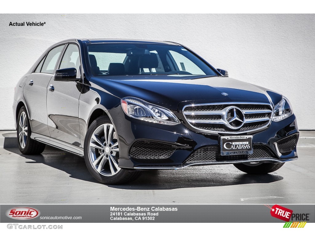 2014 E E250 BlueTEC Sedan - Black / Black photo #1