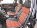 Jet Black/Brick 2014 Chevrolet Cruze LT Interior Color