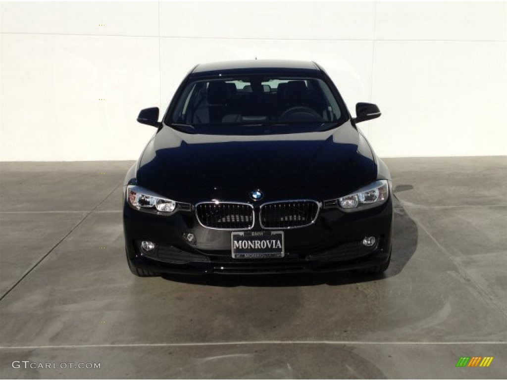 2014 3 Series 320i xDrive Sedan - Jet Black / Black photo #3