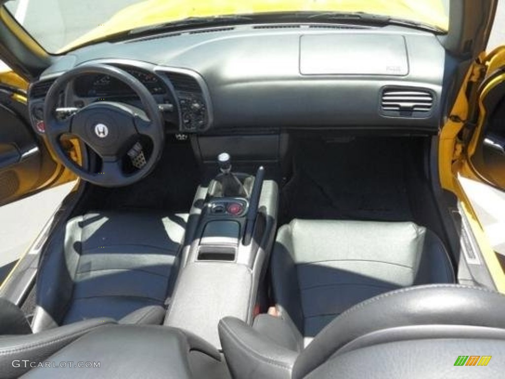 2002 S2000 Roadster - Spa Yellow / Black photo #10
