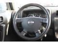 2006 Hummer H3 Ebony Black Interior Steering Wheel Photo