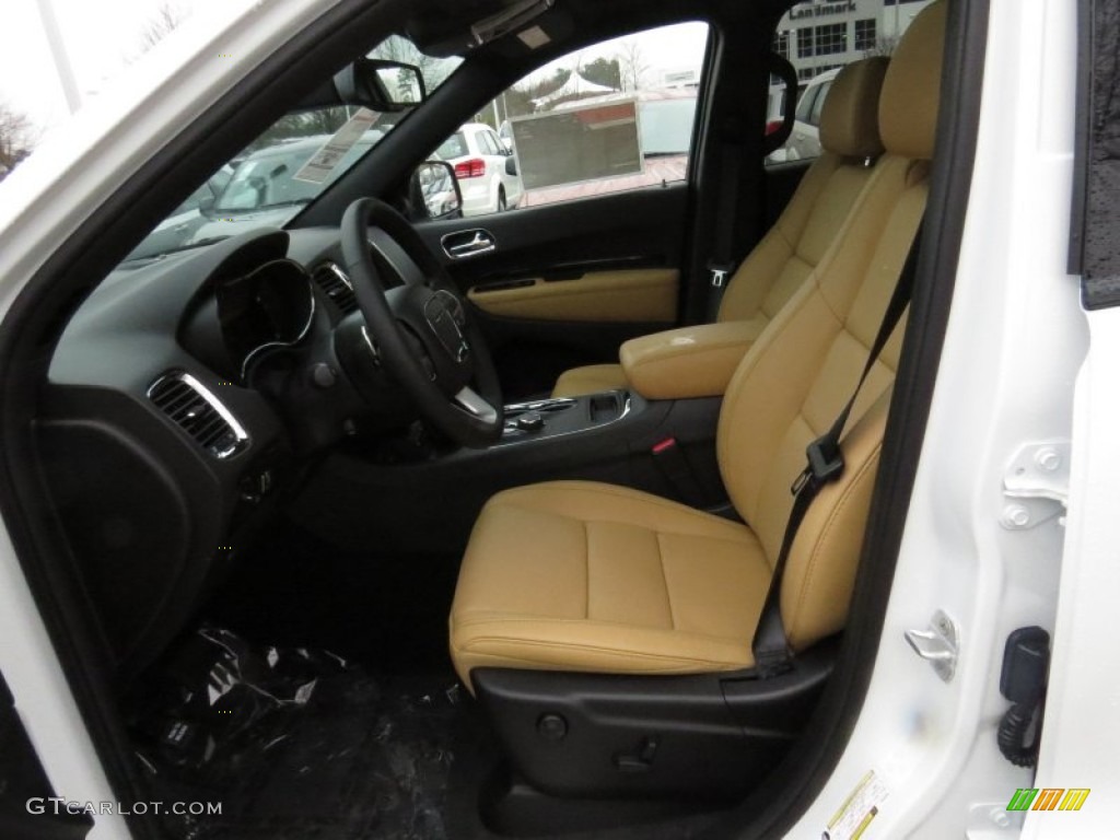 Black/Tan Interior 2014 Dodge Durango Citadel Photo #91561447