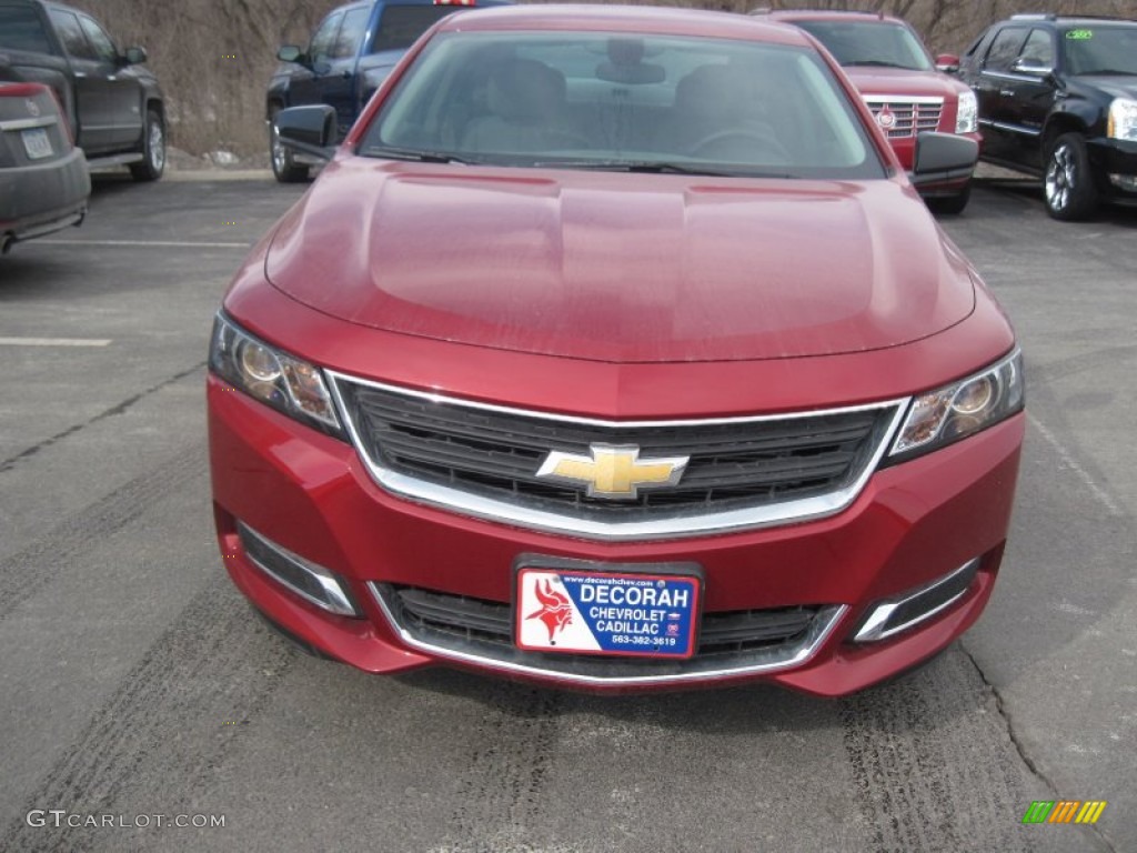2014 Impala LS ECO - Red Rock Metallic / Jet Black/Dark Titanium photo #2