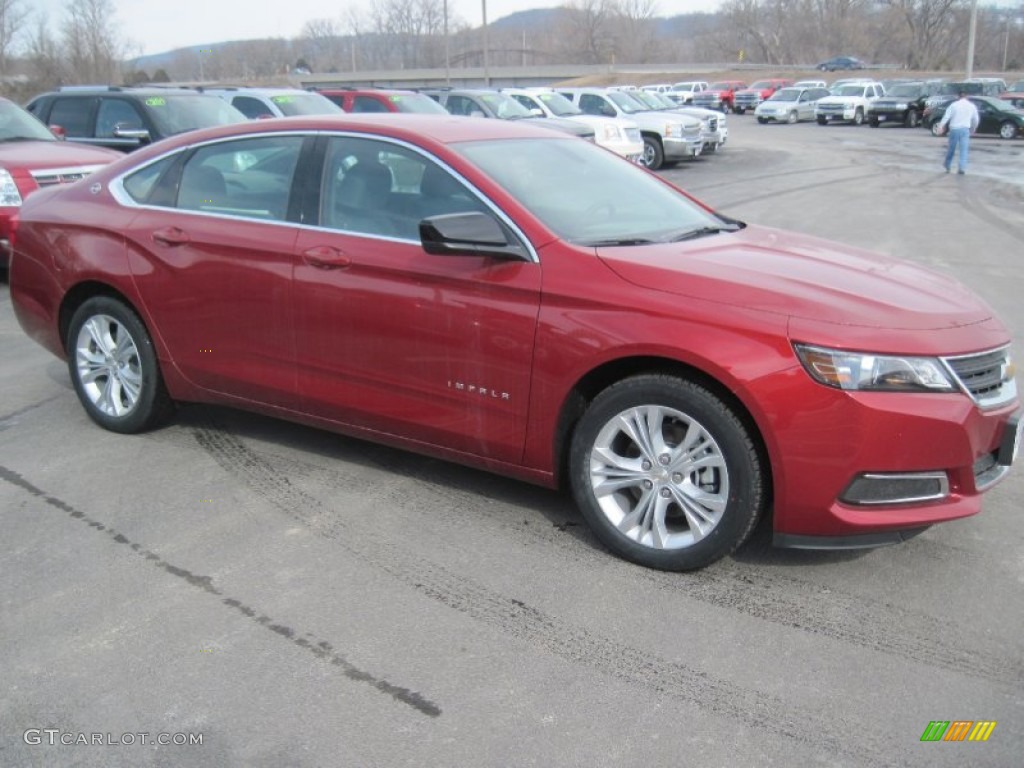 2014 Impala LS ECO - Red Rock Metallic / Jet Black/Dark Titanium photo #3