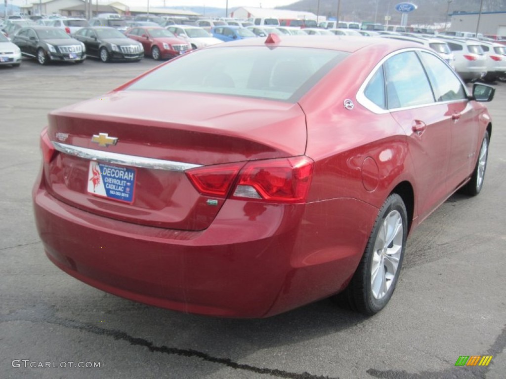 2014 Impala LS ECO - Red Rock Metallic / Jet Black/Dark Titanium photo #4