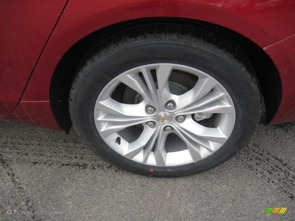 2014 Impala LS ECO - Red Rock Metallic / Jet Black/Dark Titanium photo #5