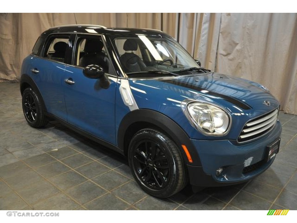 2011 Cooper Countryman - Surf Blue / Carbon Black photo #4