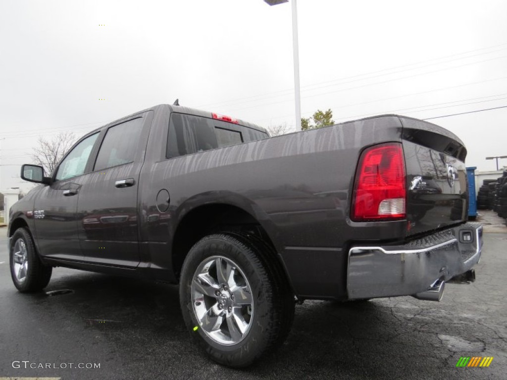 2014 1500 Big Horn Crew Cab - Granite Crystal Metallic / Canyon Brown/Light Frost Beige photo #2