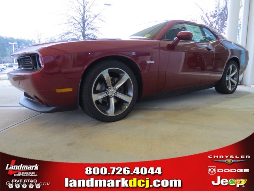2014 Challenger R/T 100th Anniversary Edition - High Octane Red Pearl / Anniversary Dark Slate Gray/Foundry Black photo #1