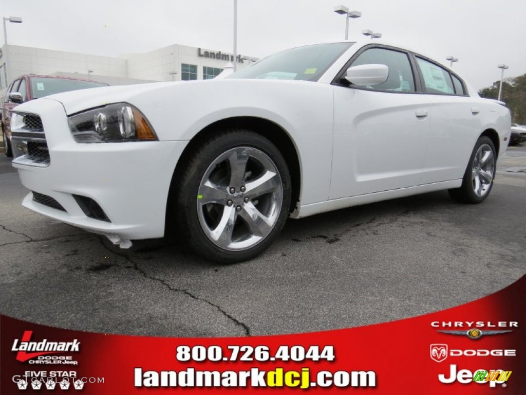 Bright White Dodge Charger