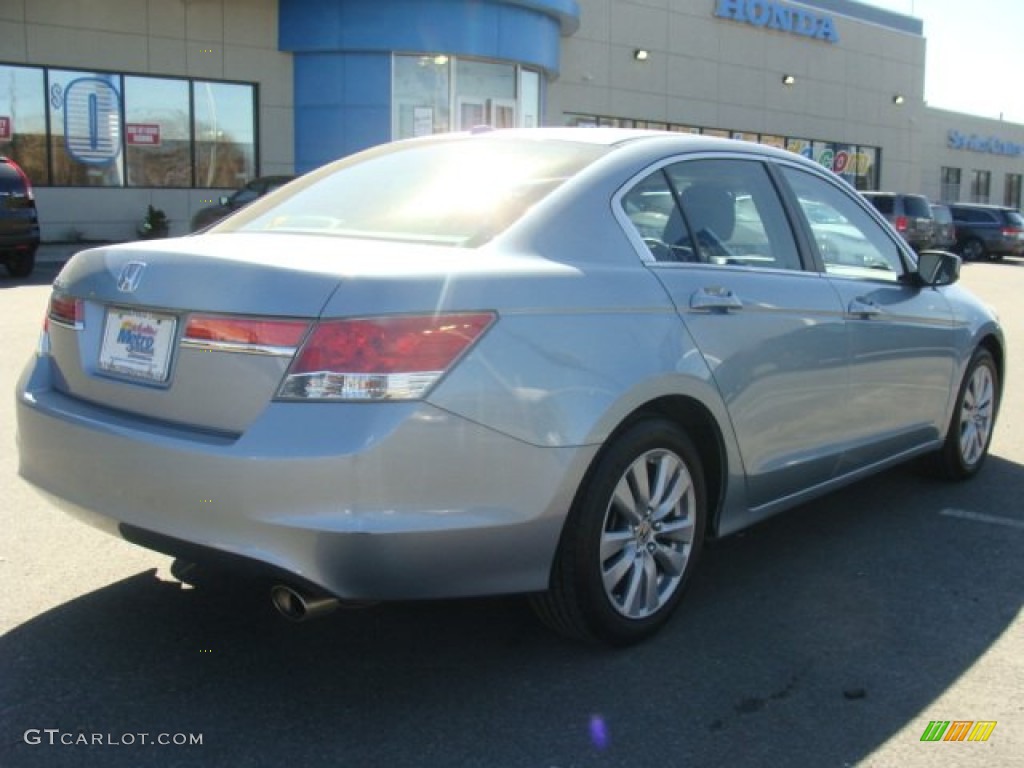 2011 Accord EX-L Sedan - Celestial Blue Metallic / Black photo #4