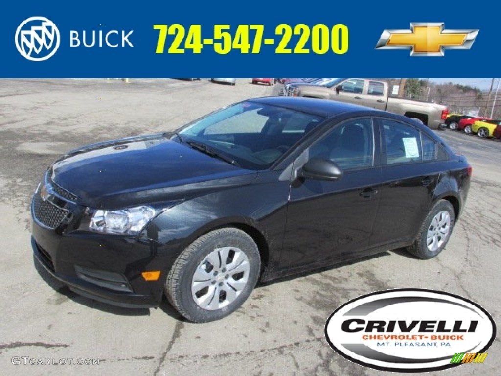 2014 Cruze LS - Black Granite Metallic / Jet Black/Medium Titanium photo #1