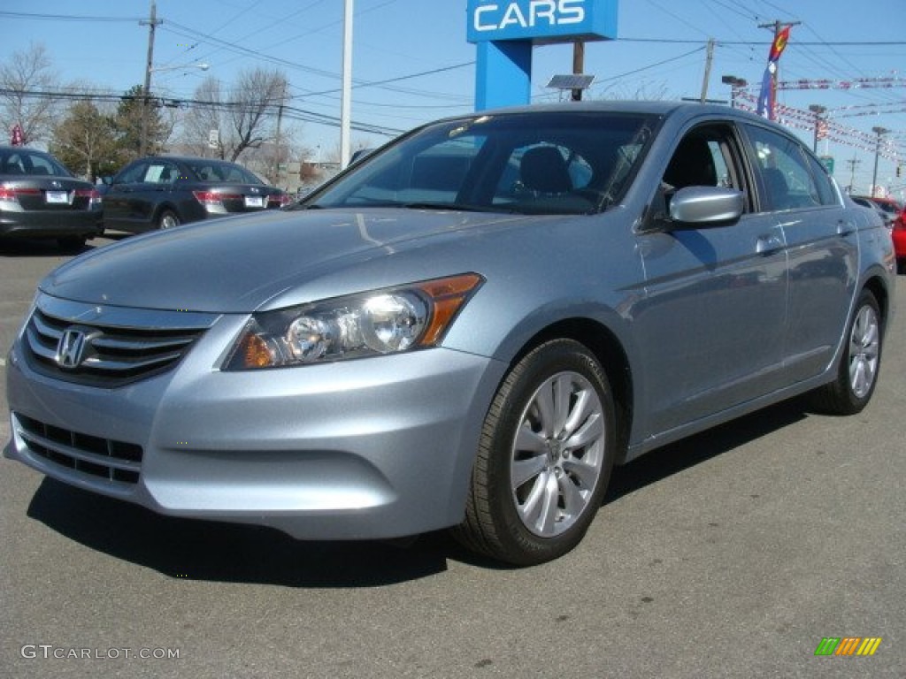 2011 Accord EX-L Sedan - Celestial Blue Metallic / Black photo #7