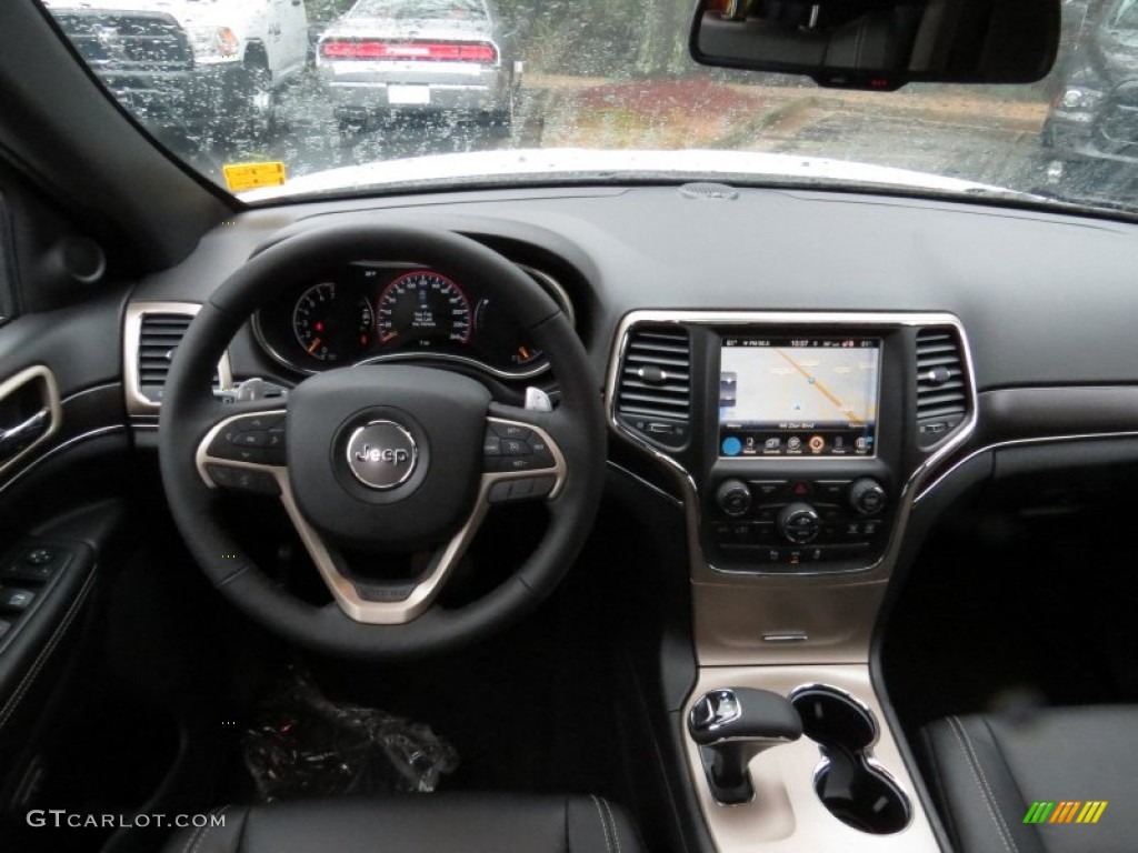 2014 Grand Cherokee Limited - Bright White / Morocco Black photo #9