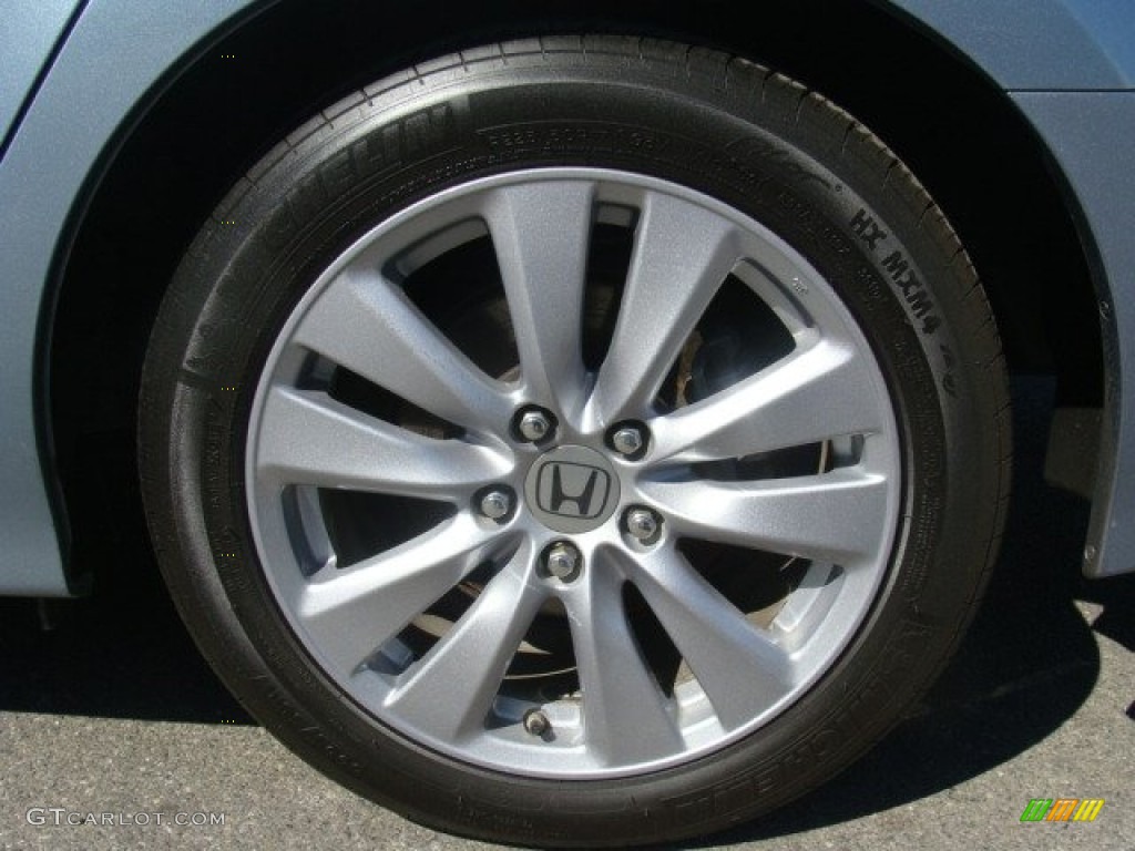 2011 Accord EX-L Sedan - Celestial Blue Metallic / Black photo #16