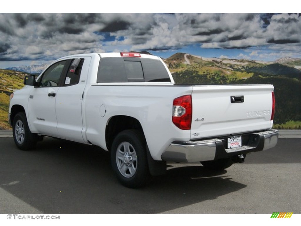 2014 Tundra SR5 Double Cab 4x4 - Super White / Sand Beige photo #3