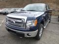 2014 Blue Jeans Ford F150 XLT SuperCrew 4x4  photo #4