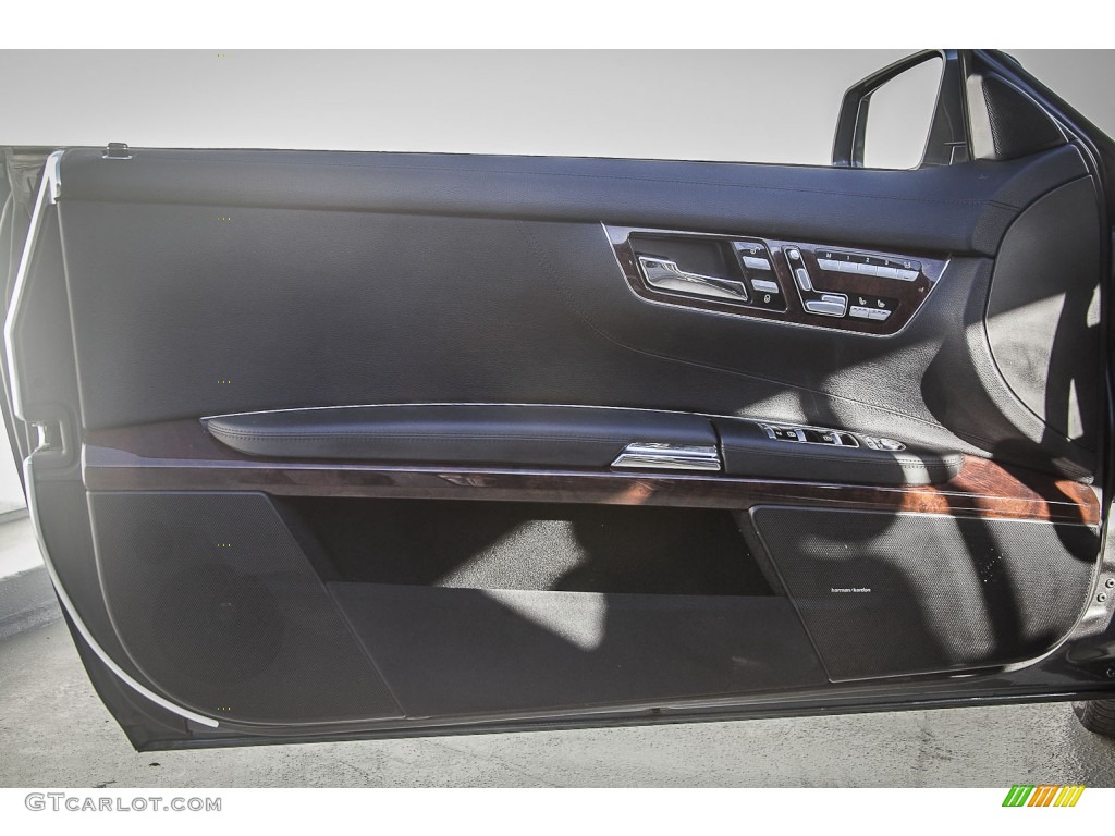 2011 Mercedes-Benz CL 550 4MATIC Black Door Panel Photo #91567433