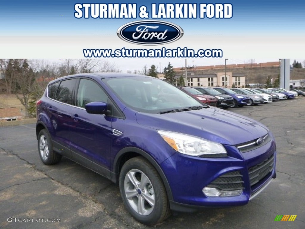 2014 Escape SE 1.6L EcoBoost 4WD - Deep Impact Blue / Charcoal Black photo #1