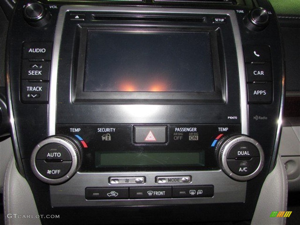 2014 Camry XLE - Attitude Black Metallic / Ash photo #14