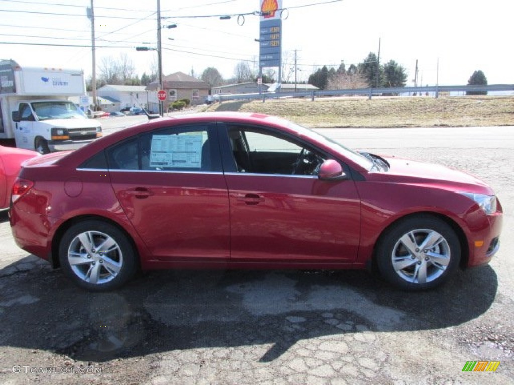 2014 Cruze Diesel - Crystal Red Tintcoat / Jet Black photo #6
