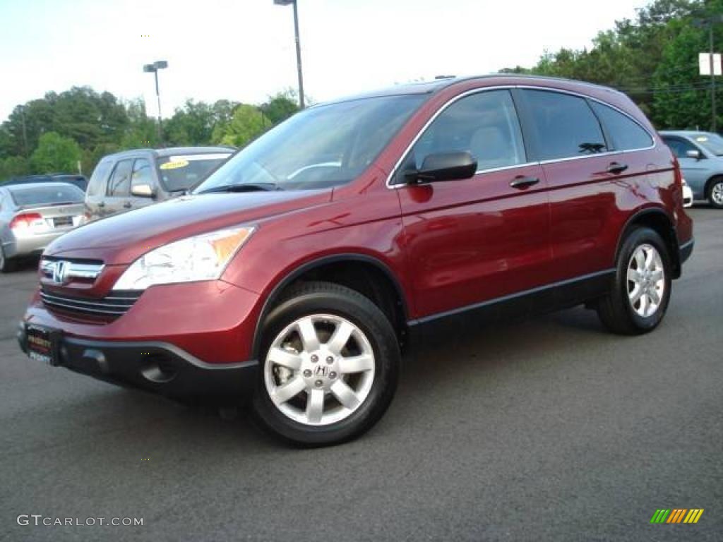 2008 CR-V EX - Tango Red Pearl / Gray photo #2