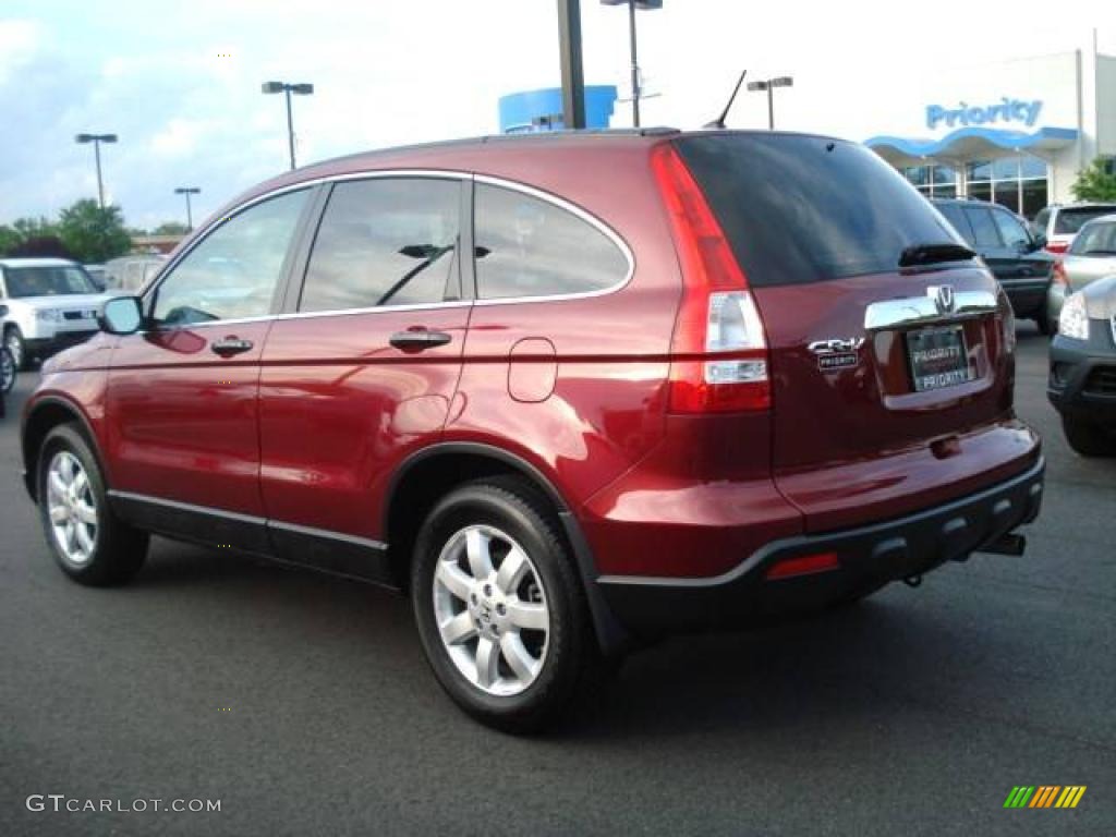 2008 CR-V EX - Tango Red Pearl / Gray photo #4