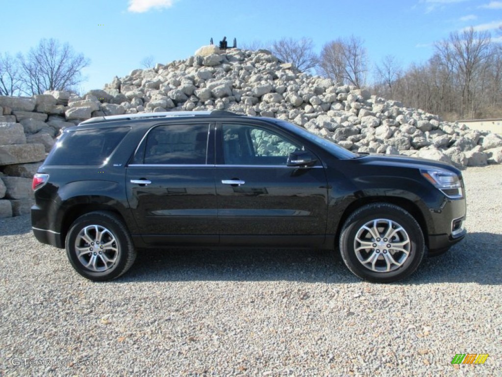 2014 Acadia SLT - Carbon Black Metallic / Ebony photo #1