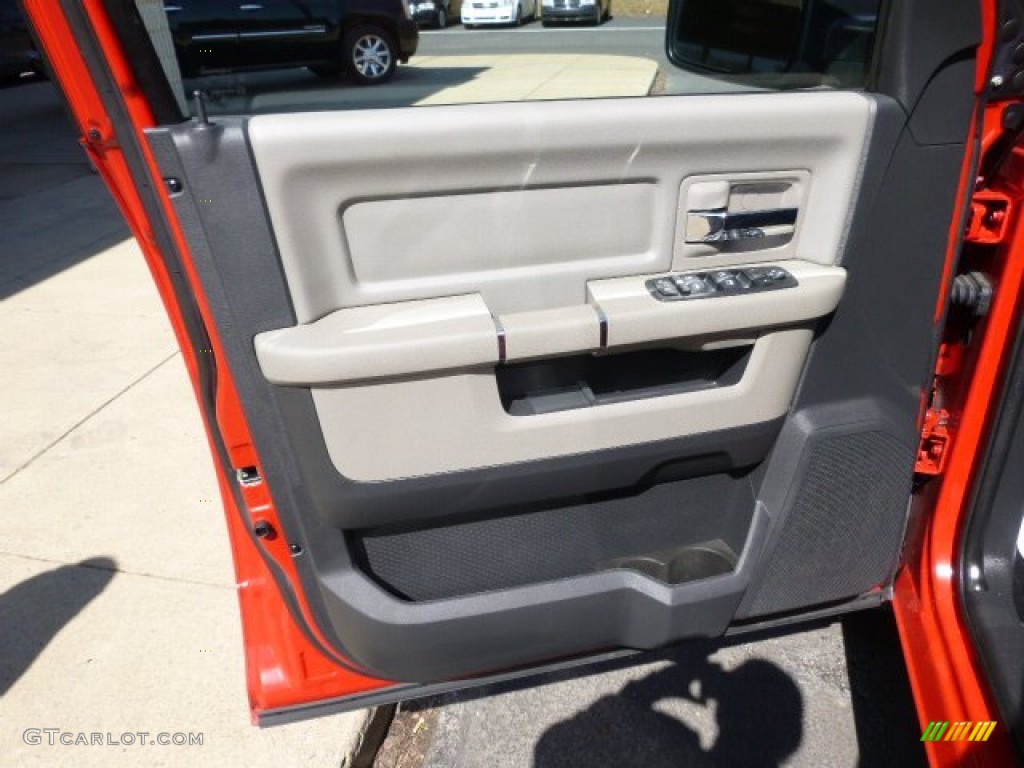 2011 Ram 1500 SLT Crew Cab 4x4 - Flame Red / Dark Slate Gray/Medium Graystone photo #11